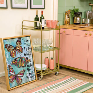 Take Time Butterflies Art Print
