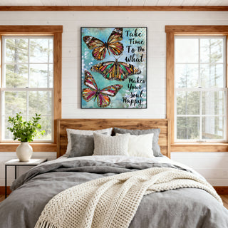 Take Time Butterflies Art Print