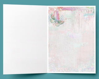 Happy Birthday Sweet Friend Greeting Card - Cupcakes Hearts And Flowers