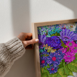 Happy Wildflowers Art Print