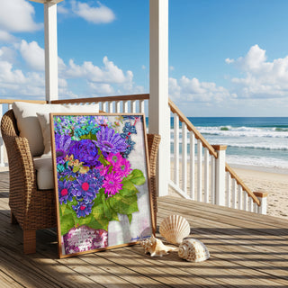 Happy Wildflowers Art Print