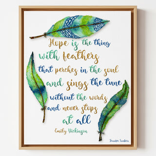 Hope Is Feathers Art Print