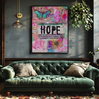 Hope Butterflies Art Print