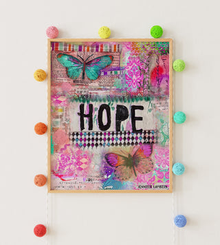 Hope Butterflies Art Print