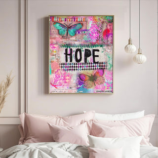 Hope Butterflies Art Print