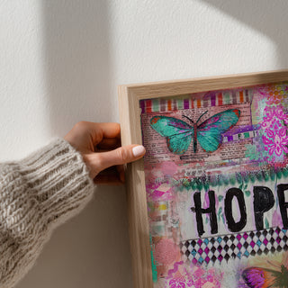 Hope Butterflies Art Print