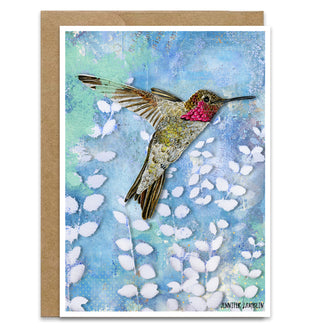 Hummingbird Ayre Greeting Card