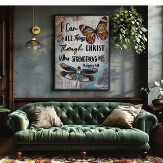 I Can Butterfly & Dragonfly Art Print
