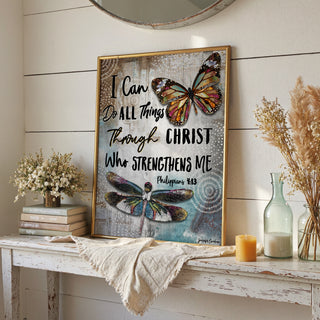 I Can Butterfly & Dragonfly Art Print