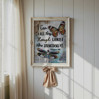 I Can Butterfly & Dragonfly Art Print