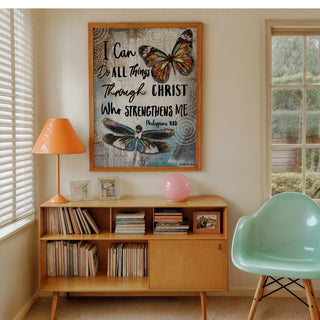 I Can Butterfly & Dragonfly Art Print