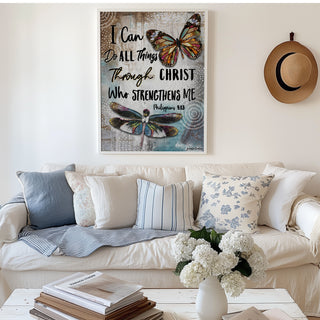I Can Butterfly & Dragonfly Art Print
