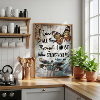 I Can Butterfly & Dragonfly Art Print