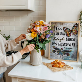 I Can Butterfly & Dragonfly Art Print
