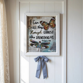 I Can Butterfly & Dragonfly Art Print