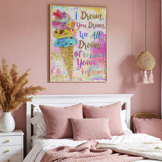 I Dream Of Ice Cream Art Print