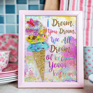 I Dream Of Ice Cream Art Print