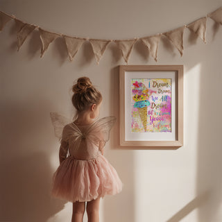 I Dream Of Ice Cream Art Print