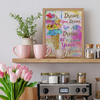 I Dream Of Ice Cream Art Print