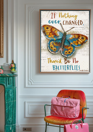 Change Butterfly Art Print