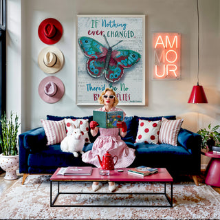If Nothing Changed Butterfly Art Print