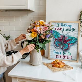If Nothing Changed Butterfly Art Print