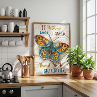 Change Butterfly Art Print