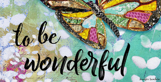 Wonderful Life Butterfly Art Print