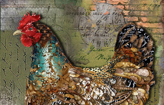 Paris Hen Art Print