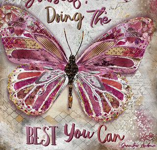 Be Gentle Butterfly Art Print