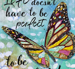 Wonderful Life Butterfly Art Print