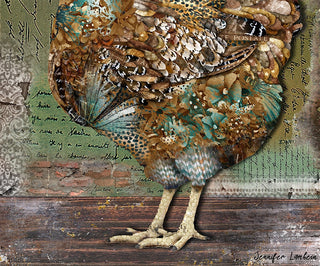 Paris Hen Art Print