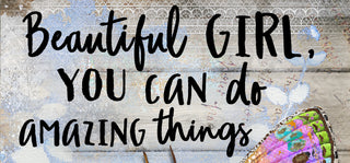 Beautiful Girl Butterfly Art Print