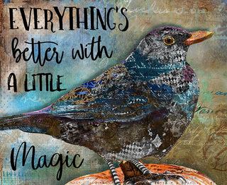 Autumn Magic Bird Art Print