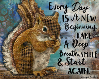 Woodland Squirrel Art Print
