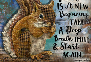 Woodland Squirrel Art Print