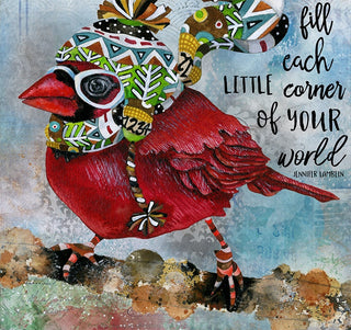 Let Joy Bird Art Print