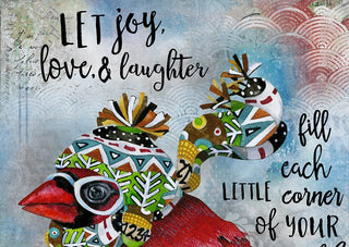 Let Joy Bird Art Print