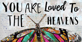 You Are Loved Butterfly Art Print