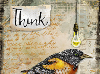 Think Bird Art Print