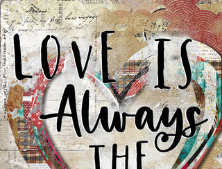 Love Is Heart Art Print