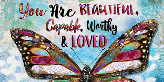 You Are Loved Butterfly Art Print