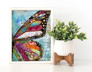 Woodland Butterfly Wing Art Print
