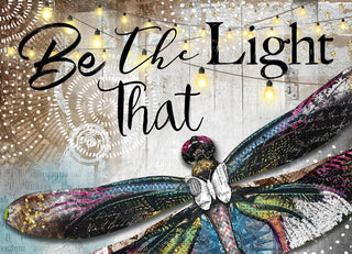 The Light Dragonfly Art Print