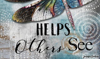 The Light Dragonfly Art Print