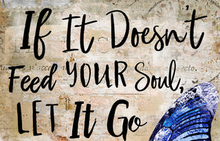 Let It Go Butterfly Art Print