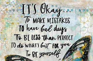 It's Ok Butterfly Art Print