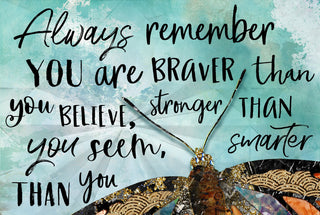 Always Believe Butterfly Art print