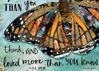 Always Believe Butterfly Art print
