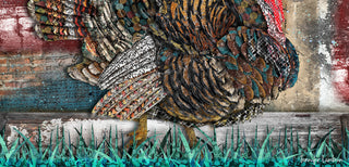 Fab Turkey Art Print - Boho Cottage Farmhouse Thanksgiving Bird
